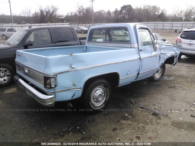 TCY143S506049 - 1973 GMC C1500 BLUE photo 4