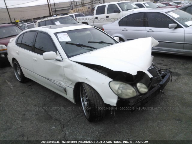 JT8BH68X4X0017057 - 1999 LEXUS GS 400 WHITE photo 1