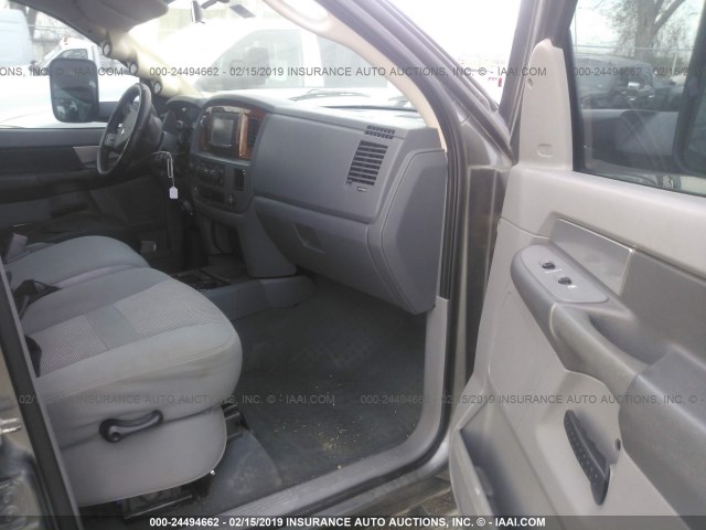 3D7KS29A97G798634 - 2007 DODGE RAM 2500 GRAY photo 5