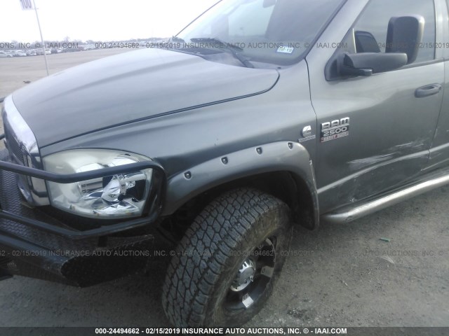 3D7KS29A97G798634 - 2007 DODGE RAM 2500 GRAY photo 6