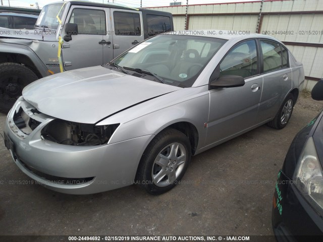 1G8AJ55F76Z103099 - 2006 SATURN ION LEVEL 2 SILVER photo 2