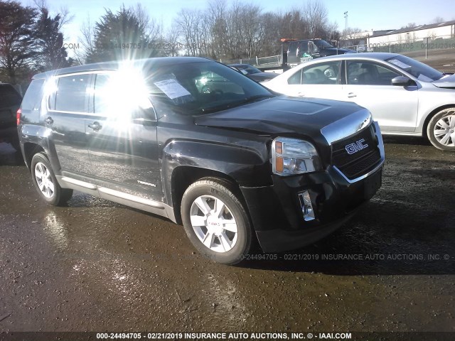 2CTALBEWXA6227312 - 2010 GMC TERRAIN SLE BLACK photo 1