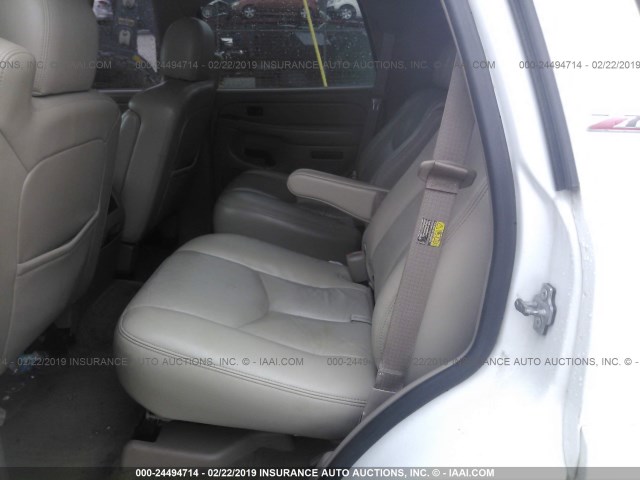 1GNEC13TX5R263230 - 2005 CHEVROLET TAHOE C1500 WHITE photo 8