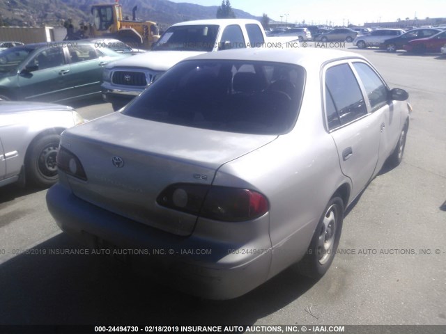 1NXBR12E82Z606652 - 2002 TOYOTA COROLLA CE/LE/S Champagne photo 4