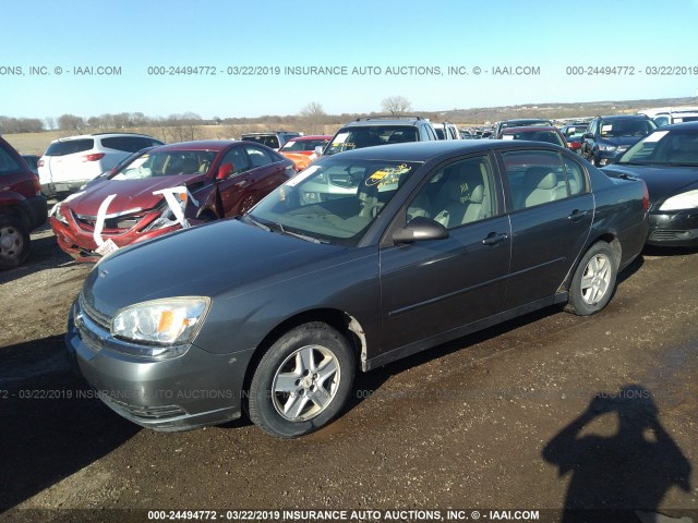 1G1ZT548X5F276940 - 2005 CHEVROLET MALIBU LS GRAY photo 2