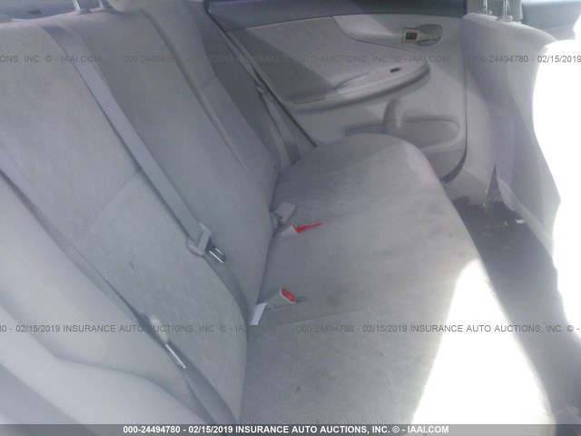 1NXBU40E59Z096452 - 2009 TOYOTA COROLLA S/LE/XLE WHITE photo 8