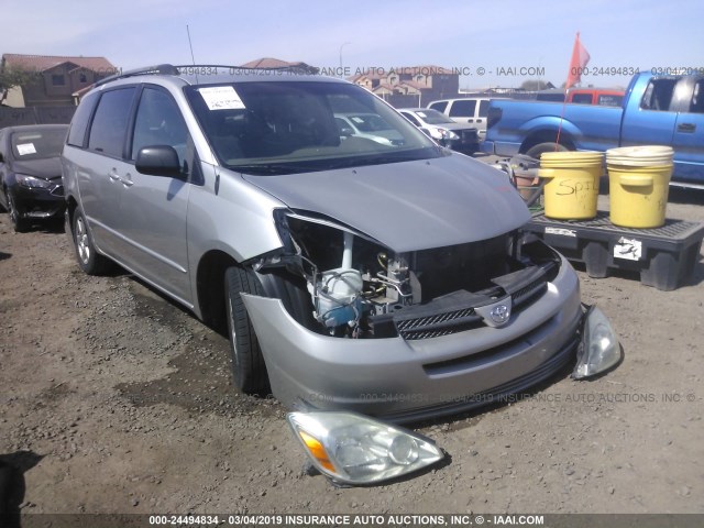 5TDZA23C44S071937 - 2004 TOYOTA SIENNA CE/LE SILVER photo 1