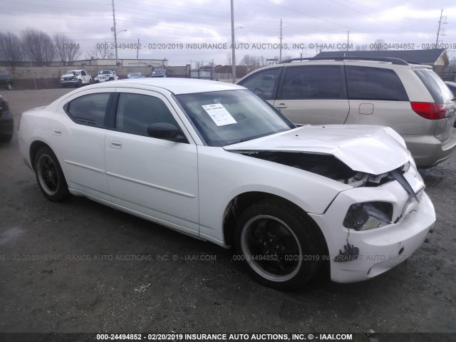 2B3KA43RX6H314557 - 2006 DODGE CHARGER SE/SXT WHITE photo 1