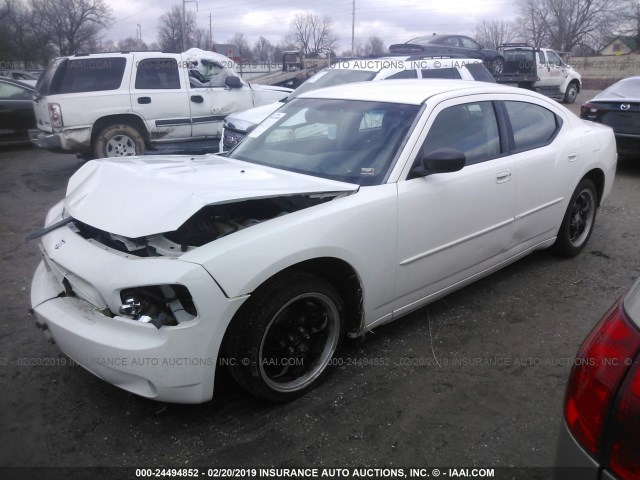 2B3KA43RX6H314557 - 2006 DODGE CHARGER SE/SXT WHITE photo 2