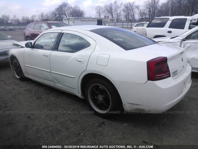 2B3KA43RX6H314557 - 2006 DODGE CHARGER SE/SXT WHITE photo 3