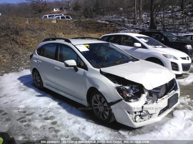 JF1GPAP61G8328460 - 2016 SUBARU IMPREZA SPORT PREMIUM WHITE photo 1