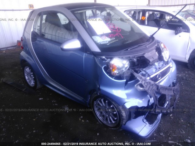 WMEEJ3BA9DK705840 - 2013 SMART FORTWO PURE/PASSION BLUE photo 6