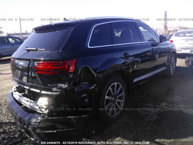 WA1LHAF77JD011274 - 2018 AUDI Q7 PREMIUM PLUS BLACK photo 4