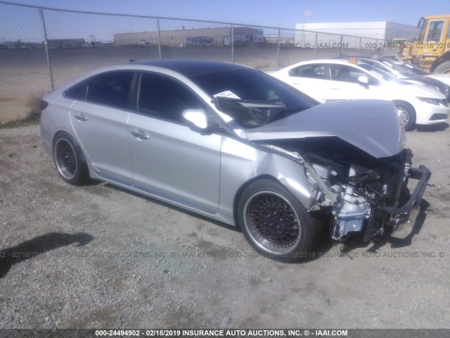 5NPE34AB8FH152768 - 2015 HYUNDAI SONATA SPORT/LIMITED SILVER photo 1