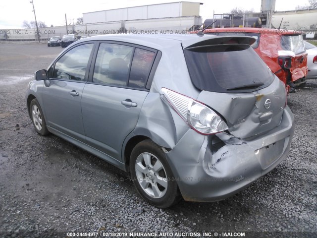 3N1BC1CP6AL441105 - 2010 NISSAN VERSA S/SL GRAY photo 3