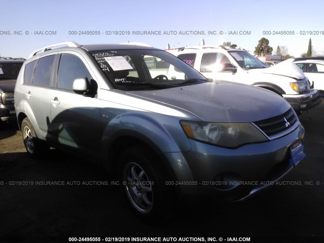 JA4MT41X87U006878 - 2007 MITSUBISHI OUTLANDER XLS BLUE photo 1