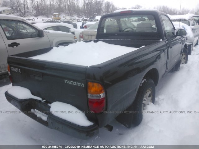 5TENL42N53Z207906 - 2003 TOYOTA TACOMA BLACK photo 4