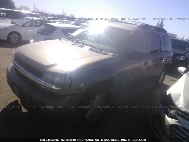 1GNET16S736202970 - 2003 CHEVROLET TRAILBLAZER EXT Champagne photo 2