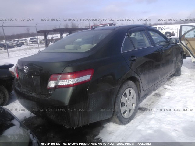 4T1BF3EK7BU585380 - 2011 TOYOTA CAMRY SE/LE/XLE 黑色 照片 4