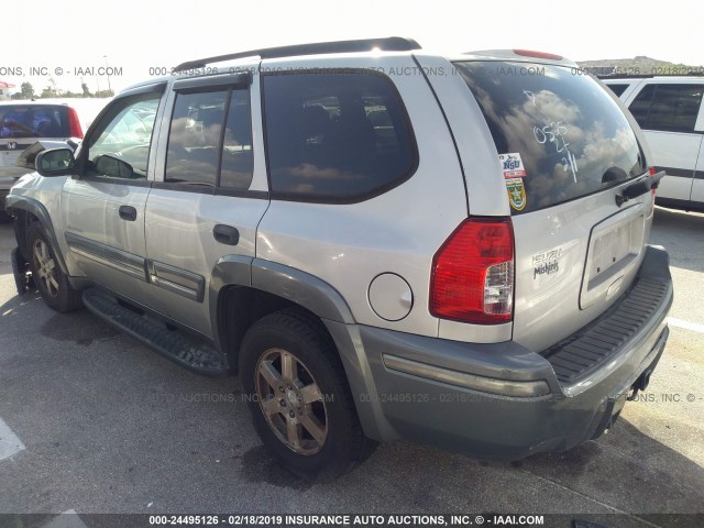 4NUDT13S682700525 - 2008 ISUZU ASCENDER S/LS/LIMITED SILVER photo 3