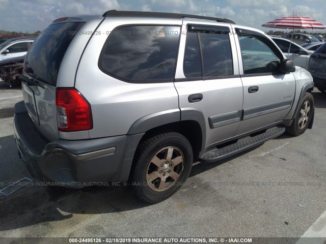 4NUDT13S682700525 - 2008 ISUZU ASCENDER S/LS/LIMITED SILVER photo 4