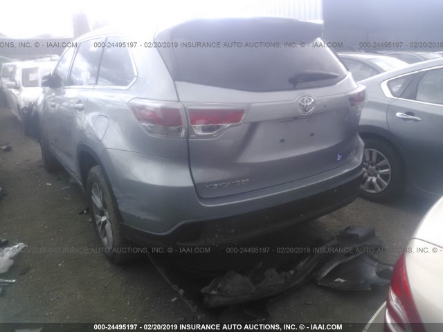 5TDZKRFH0ES020529 - 2014 TOYOTA HIGHLANDER LE/LE PLUS 灰色 照片 3