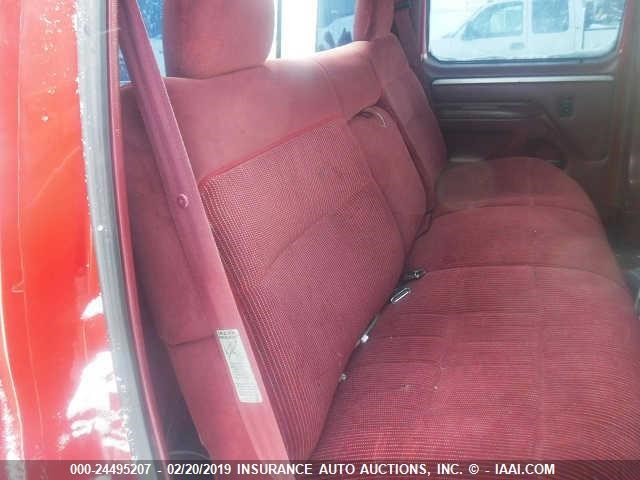 1FTJW36F8SEA17554 - 1995 FORD F350 RED photo 8