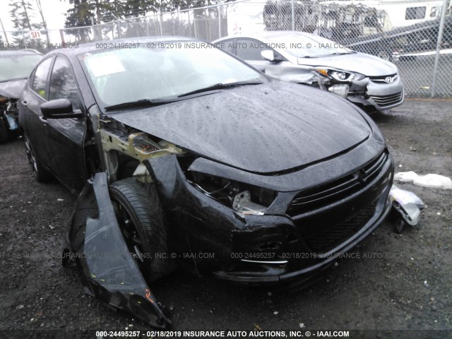 1C3CDFBB5FD279194 - 2015 DODGE DART SXT BLACK photo 1