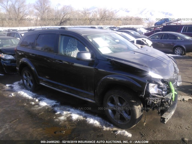 3C4PDDGG3GT210893 - 2016 DODGE JOURNEY CROSSROAD GRAY photo 1