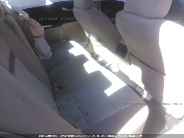 4T1BF1FK3CU586482 - 2012 TOYOTA CAMRY SE/LE/XLE 金色 照片 8