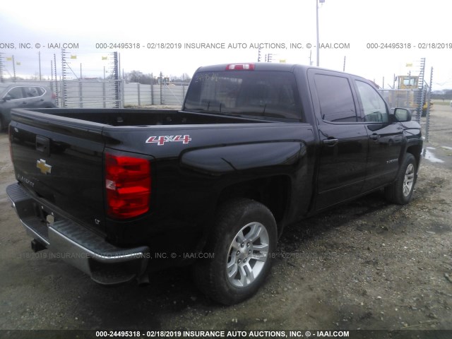 3GCUKREC8GG208460 - 2016 CHEVROLET SILVERADO K1500 LT BLACK photo 4