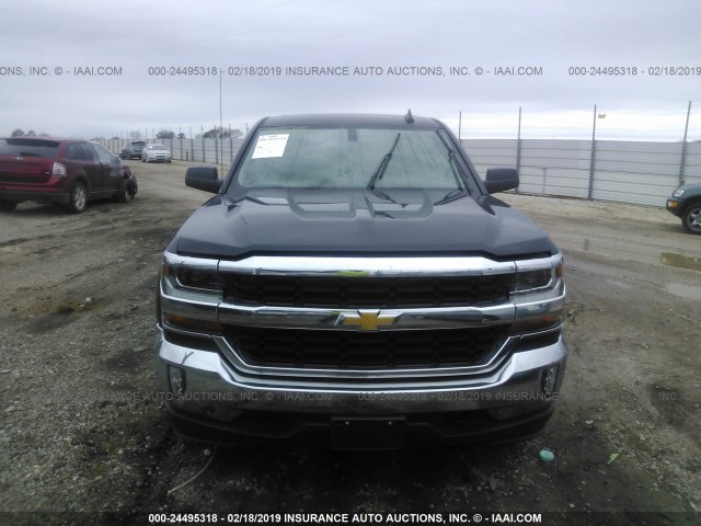 3GCUKREC8GG208460 - 2016 CHEVROLET SILVERADO K1500 LT BLACK photo 6