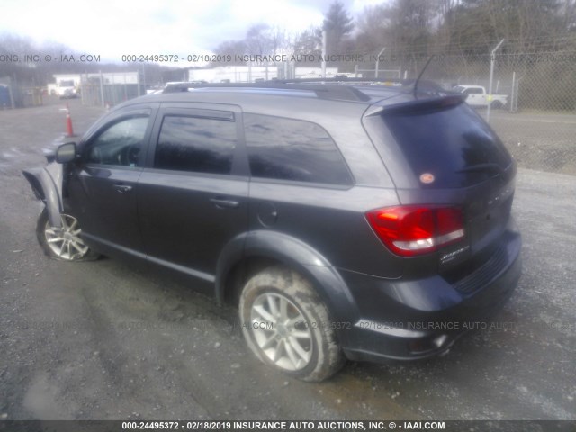 3C4PDDBG7GT189621 - 2016 DODGE JOURNEY SXT GRAY photo 3