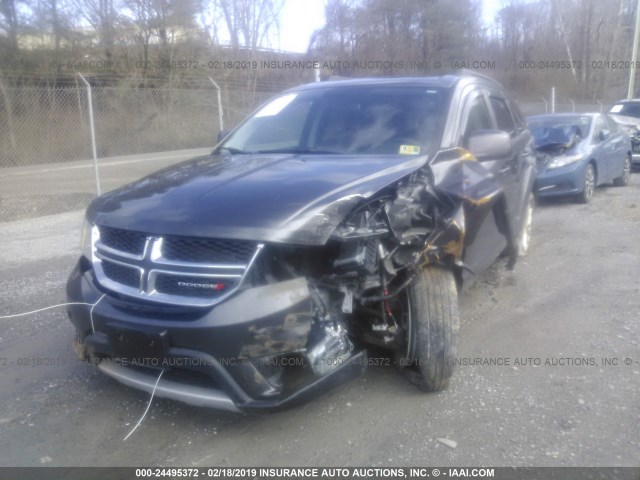 3C4PDDBG7GT189621 - 2016 DODGE JOURNEY SXT GRAY photo 6