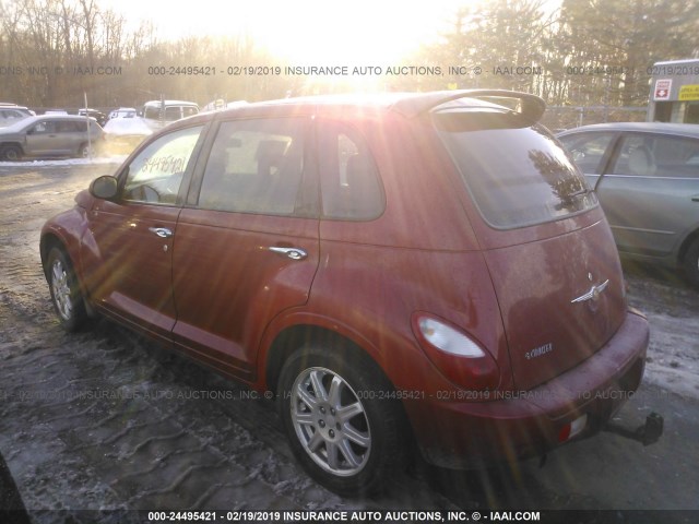 3A4FY58B07T612051 - 2007 CHRYSLER PT CRUISER TOURING RED photo 3