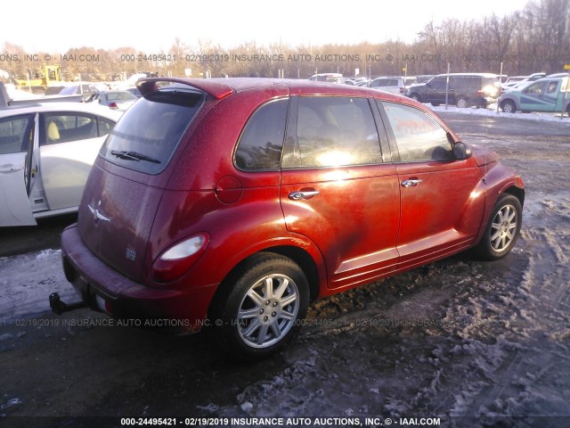 3A4FY58B07T612051 - 2007 CHRYSLER PT CRUISER TOURING RED photo 4