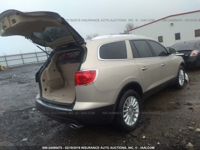 5GAEV23788J294038 - 2008 BUICK ENCLAVE CXL TAN photo 4