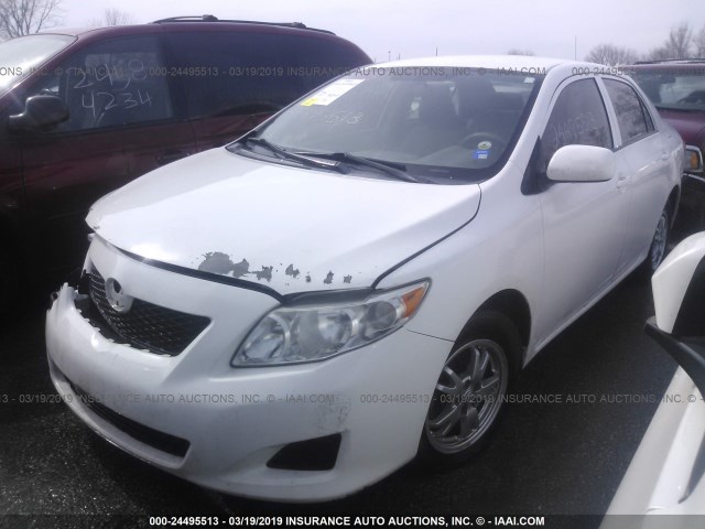 1NXBU4EE4AZ329072 - 2010 TOYOTA COROLLA S/LE/XLE WHITE photo 2