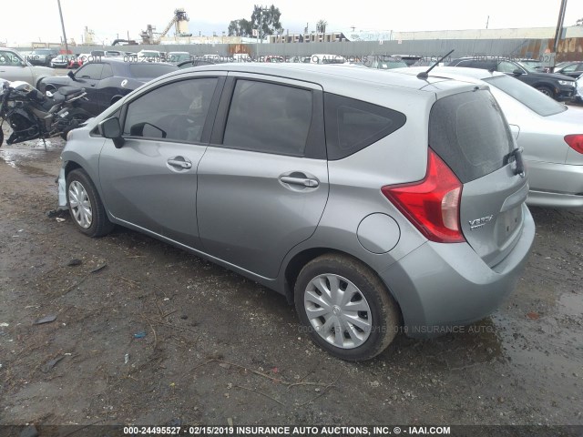 3N1CE2CP7FL436152 - 2015 NISSAN VERSA NOTE S/S PLUS/SV/SL/SR GRAY photo 3