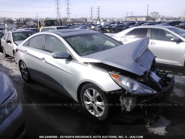 5NPEC4AC8BH004994 - 2011 HYUNDAI SONATA SE/LIMITED SILVER photo 1