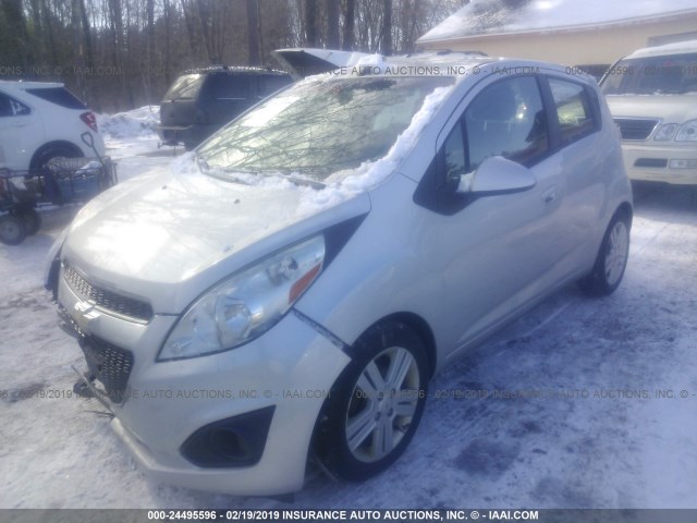 KL8CA6S95DC576575 - 2013 CHEVROLET SPARK LS GRAY photo 2