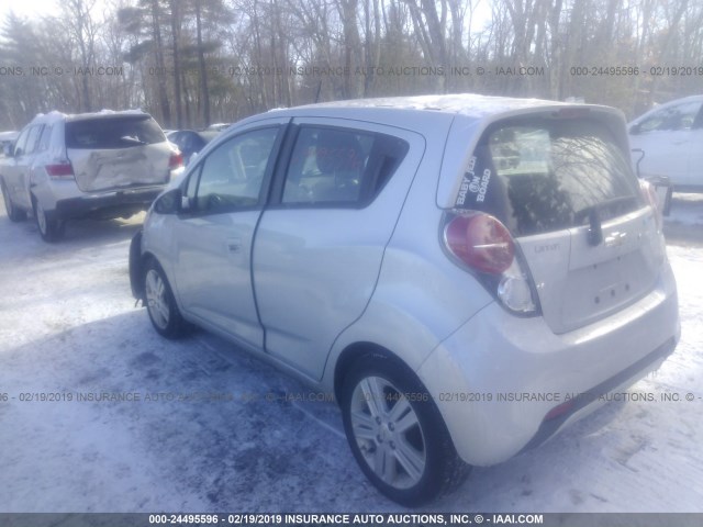 KL8CA6S95DC576575 - 2013 CHEVROLET SPARK LS GRAY photo 3