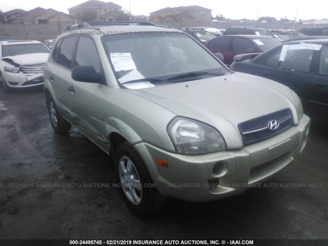 KM8JM12B86U289428 - 2006 HYUNDAI TUCSON GL GOLD photo 1