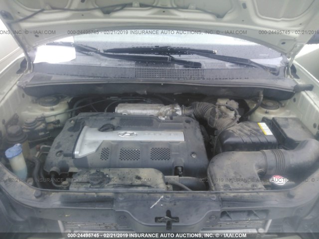 KM8JM12B86U289428 - 2006 HYUNDAI TUCSON GL GOLD photo 10