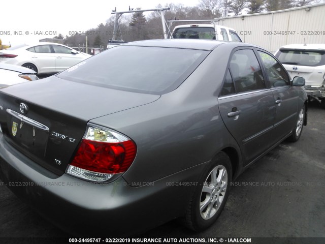 4T1BF30K35U592791 - 2005 TOYOTA CAMRY LE/XLE/SE GRAY photo 4