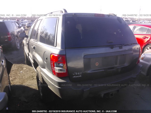 1J4GW48S94C193760 - 2004 JEEP GRAND CHEROKEE LAREDO/COLUMBIA/FREEDOM 灰色 照片 3