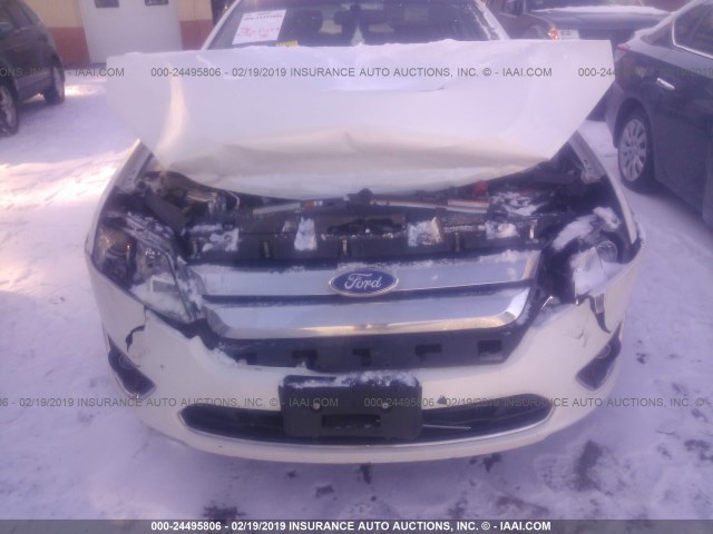 3FADP0L38BR294193 - 2011 FORD FUSION HYBRID WHITE photo 6