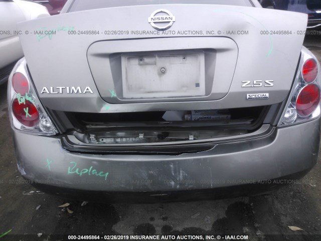 1N4AL11D46C136891 - 2006 NISSAN ALTIMA S/SL TAN photo 6