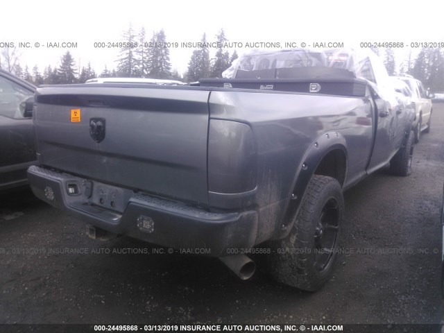 3D73Y3CL2AG142981 - 2010 DODGE RAM 3500 SILVER photo 4
