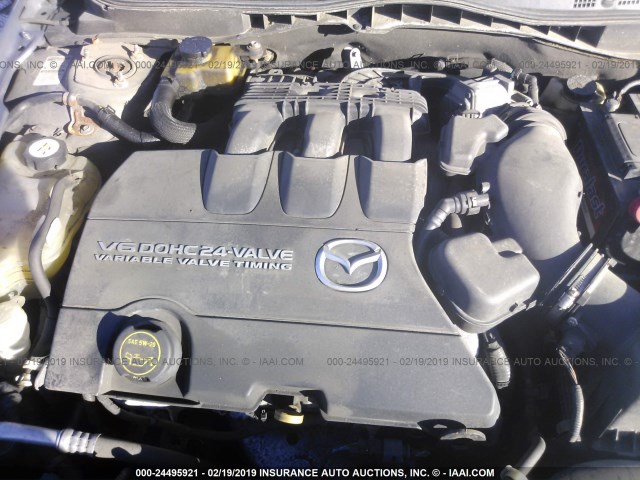 1YVHZ8CB1A5M42658 - 2010 MAZDA 6 S Light Blue photo 10